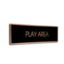 Black Copper Blank sign