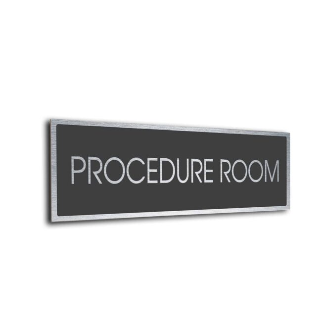 Sliver Grey Blank sign