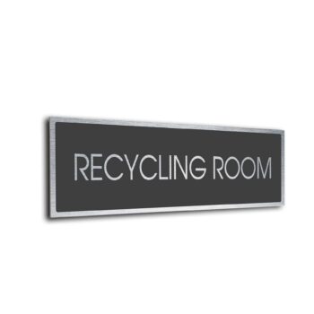 Sliver Grey Blank sign