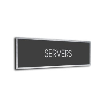 Sliver Grey Blank sign