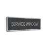 Sliver Grey Blank sign