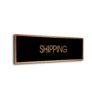 Black Copper Blank sign