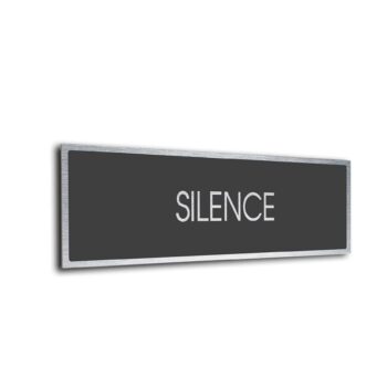 Sliver Grey Blank sign