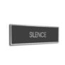 Sliver Grey Blank sign