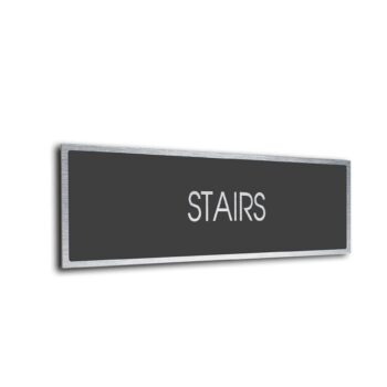 Sliver Grey Blank sign