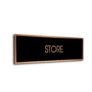 Black Copper Blank sign