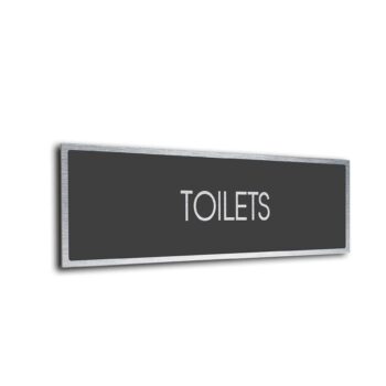 Sliver Grey Blank sign