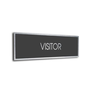 Sliver Grey Blank sign