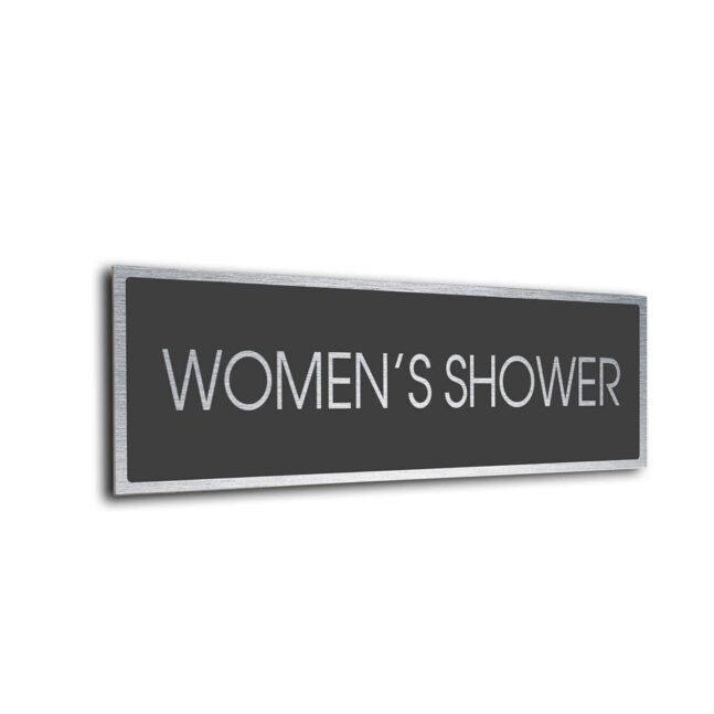 Sliver Grey Blank sign