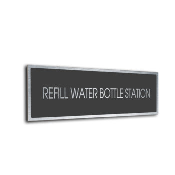 Sliver Grey Blank sign