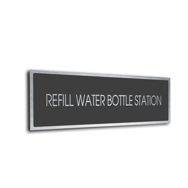 Sliver Grey Blank sign