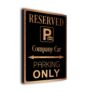 Company-Car Parking Only Sign