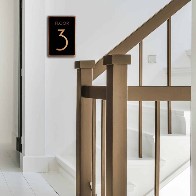 Building Floor Number sign Floor Number signs