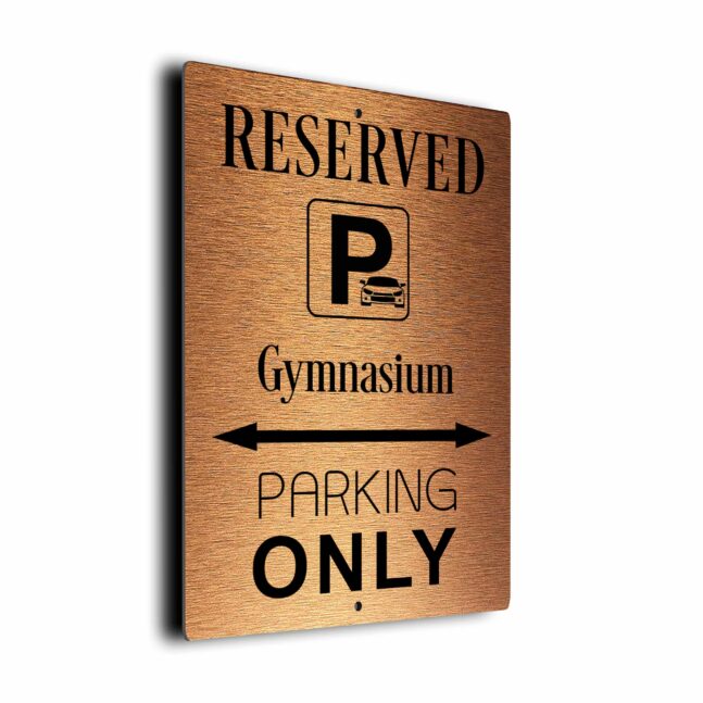 Gymnasium_Parking_Only_Sign_DMPKGCB-091122157-1.jpg Gymnasium Parking Only Sign
