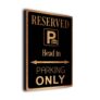 Head-in Parking Only Sign