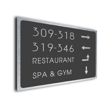 Hotel directory signs