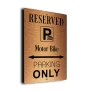 Motor-Bike Parking Only Sign