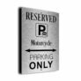 Motorcycle Parking Only Sign