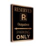 Outpatient Parking Only Sign
