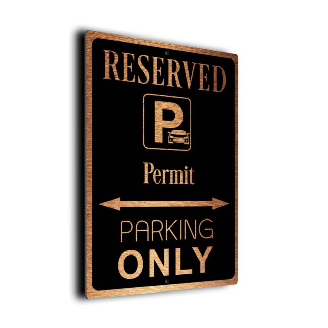 Permit Parking Only Sign