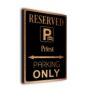 Priest Parking Only Sign