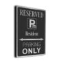 Resident Parking Only Sign