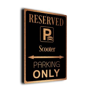 Scooter Parking Only Sign