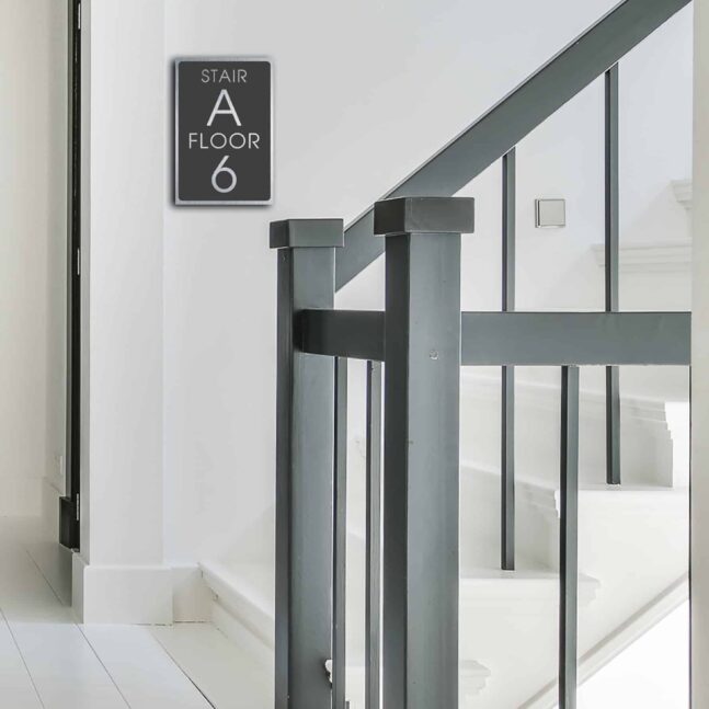 Stairs Number Plate Stairs Number Plate