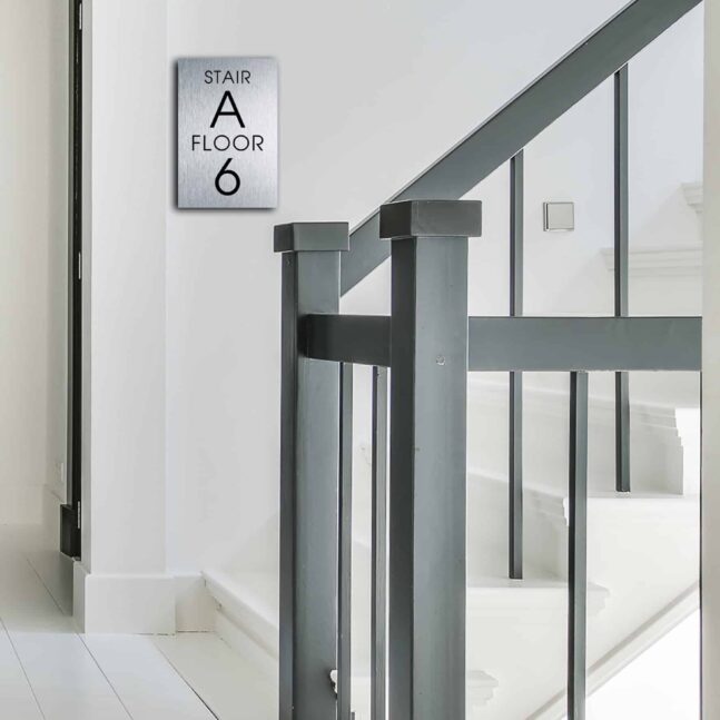 Stairs Number Plaque Stairs Number Plaque