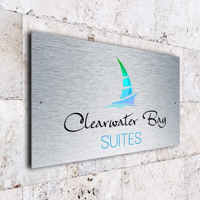 Modern Suites Sign