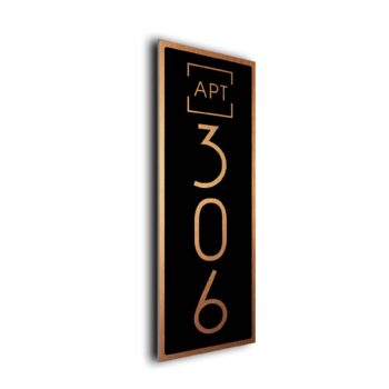Self-Adhesive Apartment Number Signs