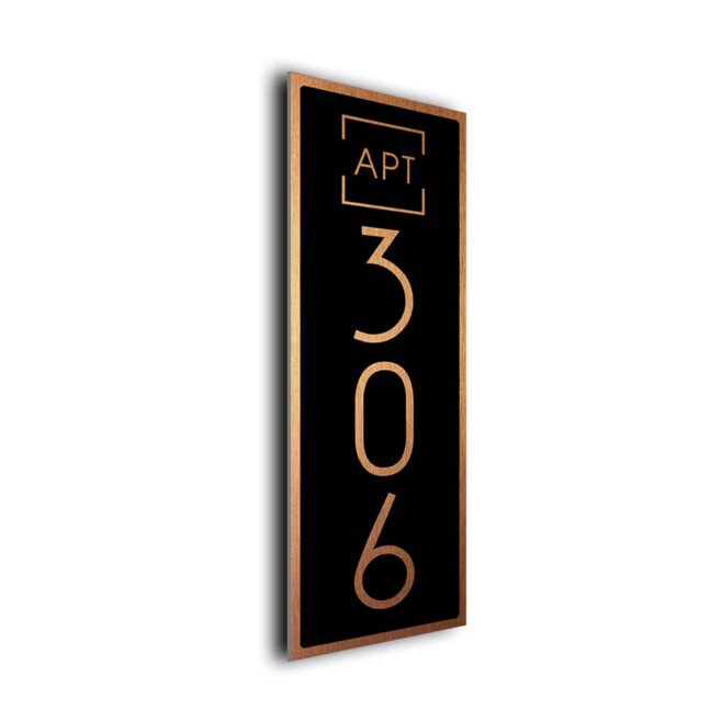 Self-Adhesive Apartment Number Signs