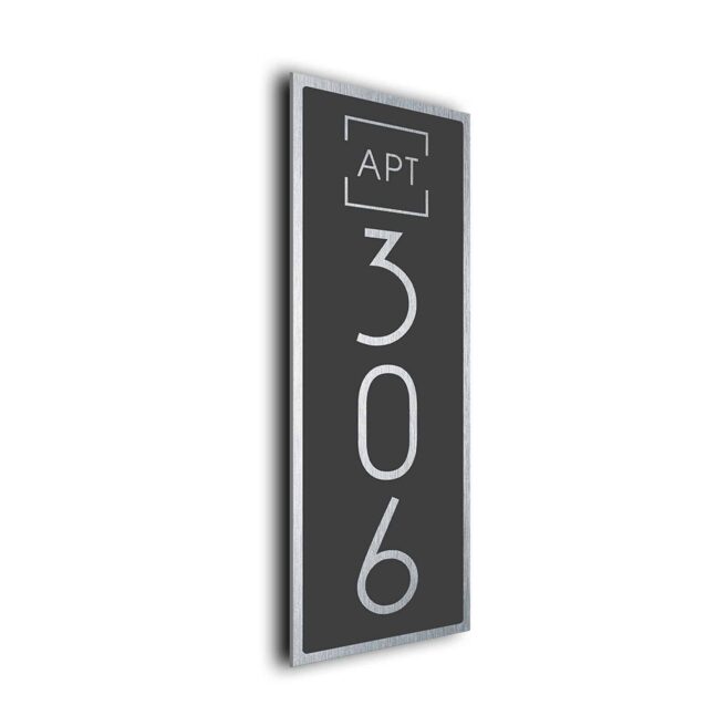 Apartment Number Sign RVSTEGS241023 Modern Apartment Number Sign RVSTEBC241023