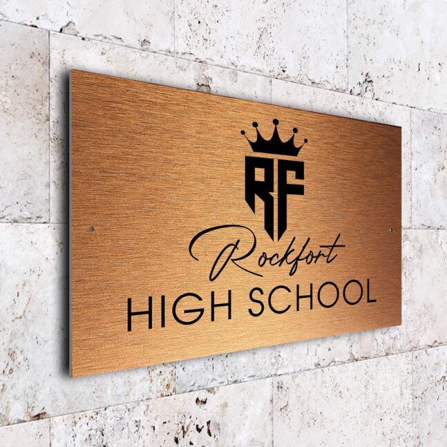 High School Sign DMHISCHCB021023 Personalized High School Sign