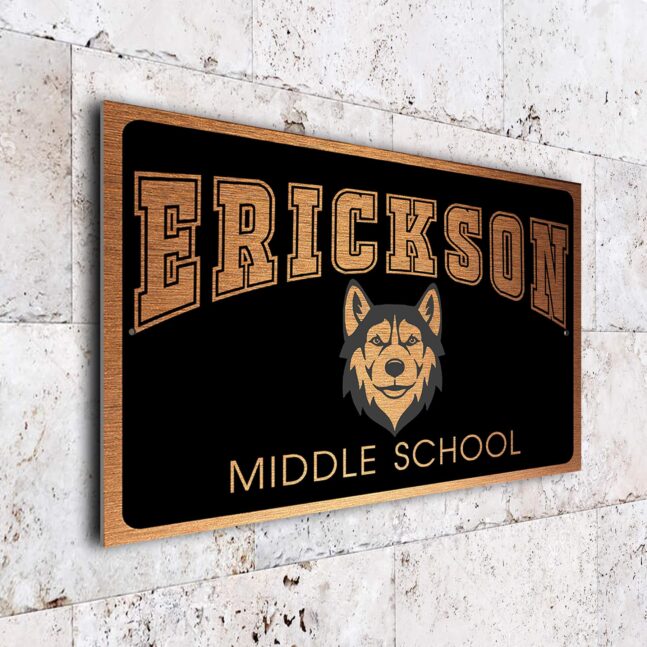 Middle School Sign DMMIDSCHBC021023 Custom Middle School Sign