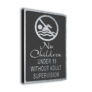 Modern No Children Under 16 Sign