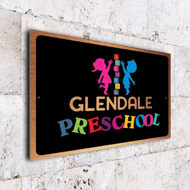 Preschool Sign DMPRESCHBC021023 Custom Preschool Sign