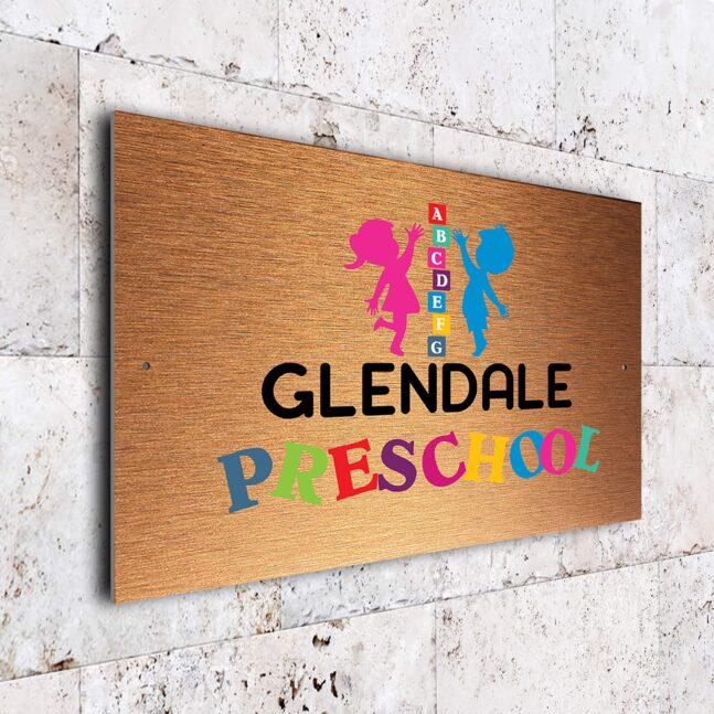 Preschool Sign DMPRESCHCB021023 Personalized Preschool Sign