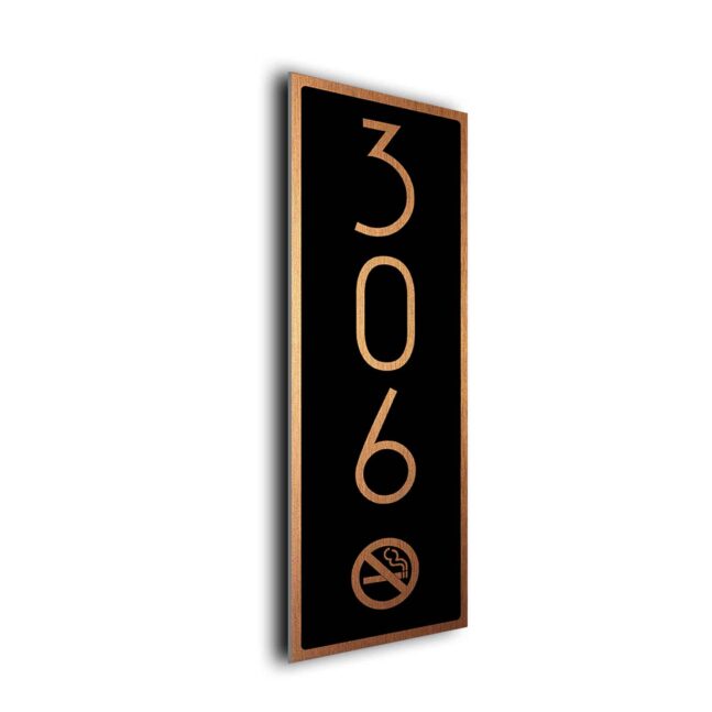Hotel No Smoking Room Sign RVNSBC241023 Custom Hotel Vertical No Smoking Room Sign