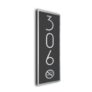Modern Hotel Vertical No Smoking Room Sign