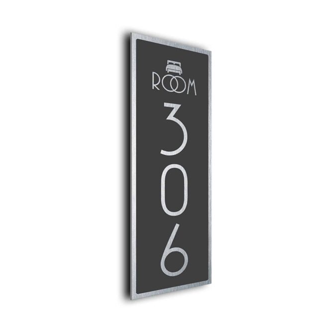 Hotel Room Sign RVROGS241023 Modern Vertical Room Sign