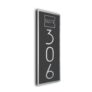Modern Vertical Suite Number Sign