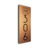 Personalized Vertical Unit sign