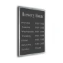 Custom Brewery Hours Sign