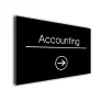 Accounting Arrow Sign Directional Sign