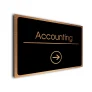 Accounting Sign Directional Sign