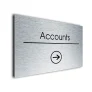 Accounts Sign Directional Sign