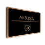 Air Supply Sign Directional Sign - Brushed Metal Finish