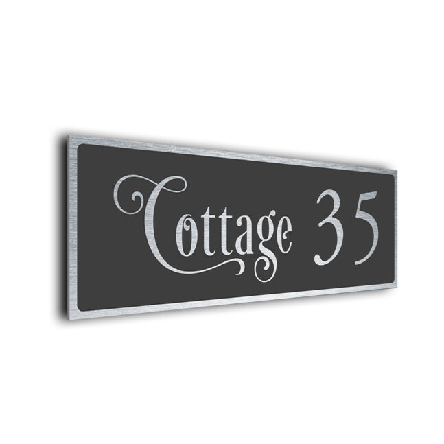 Cottage Number Sign COT221-GS Cottage Number Sign