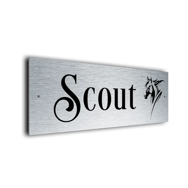 Horse Name Sign
